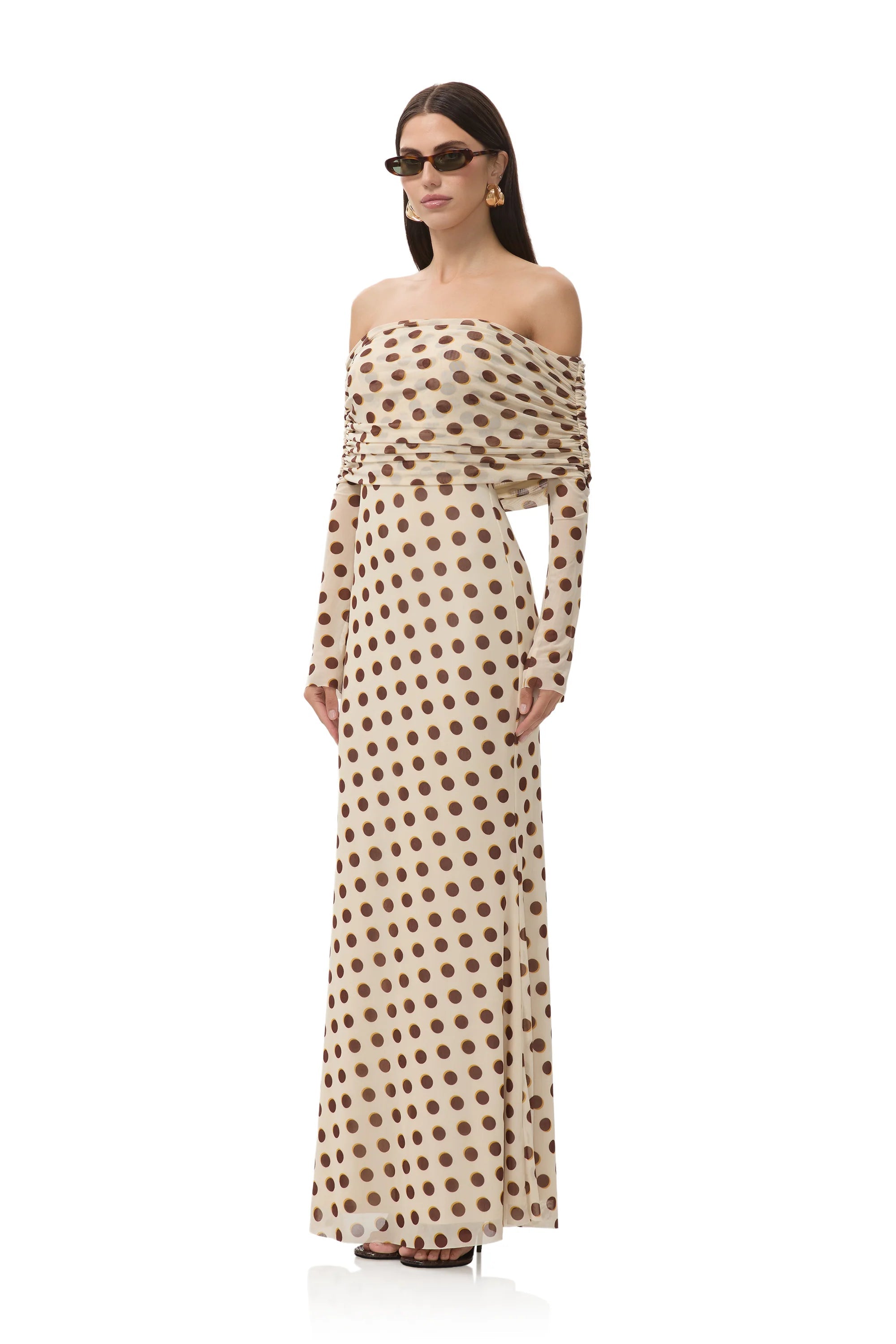 Polka-Dot Midnight Muse Dress