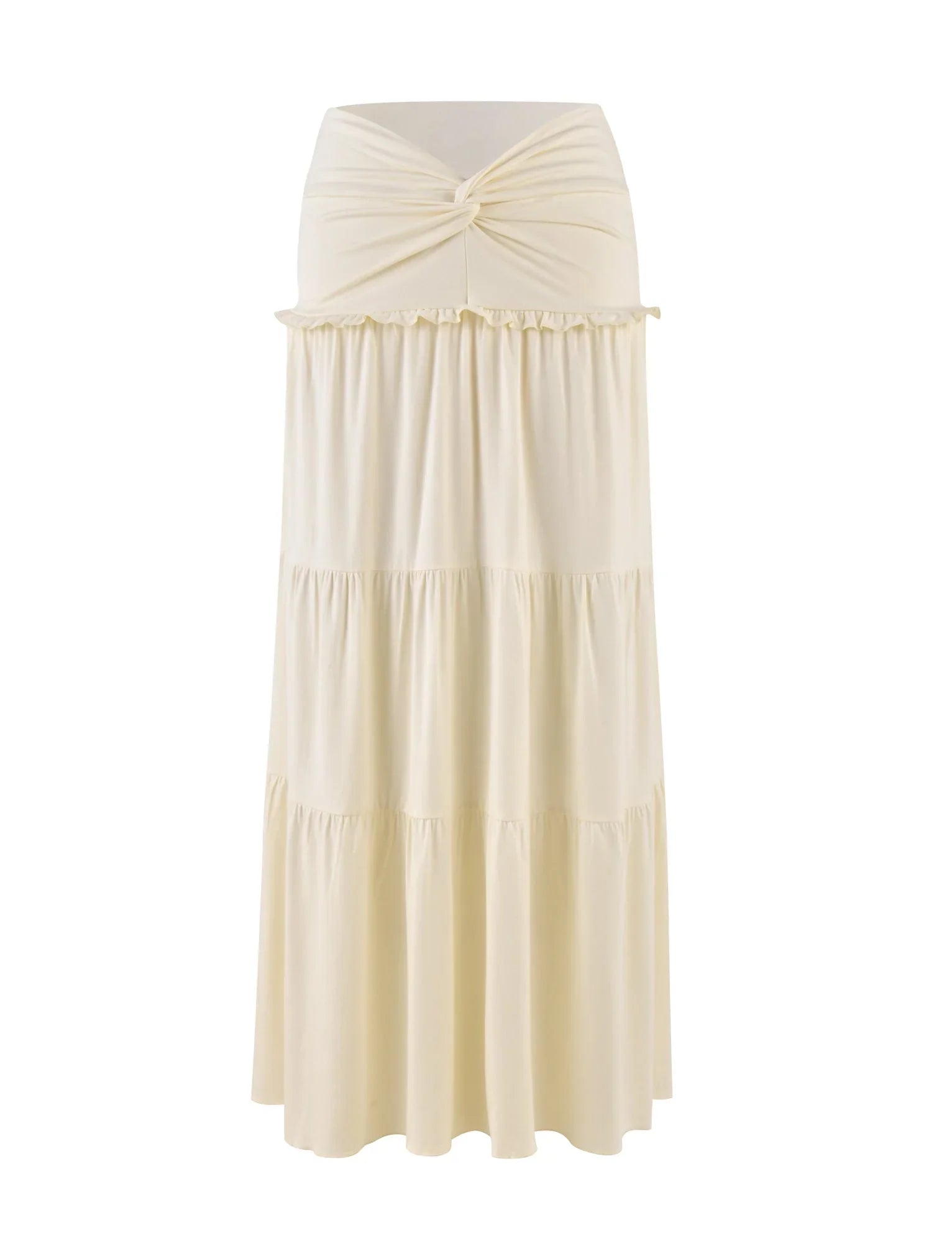 Sahara Flow Ruffle Maxi Skirt