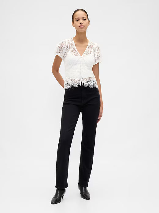 Lace Veil V-Top