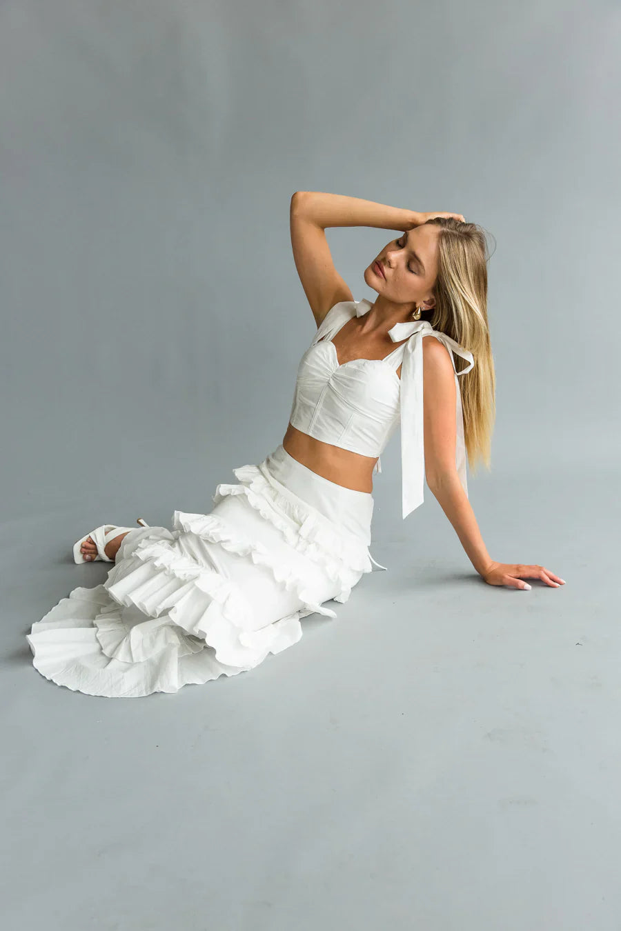 Dawn Bow Strap Bustier Set