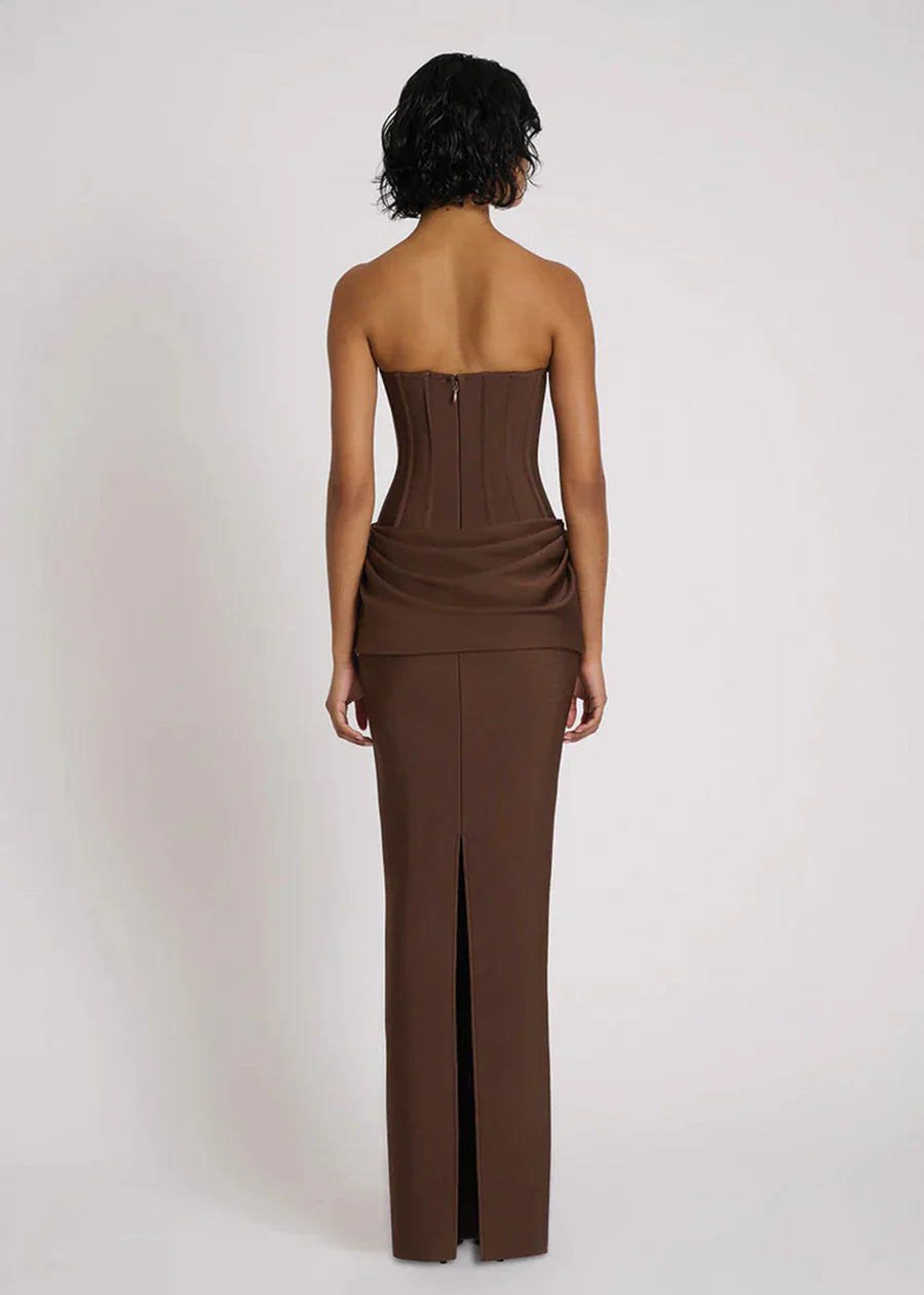Dark Magnolia Gown