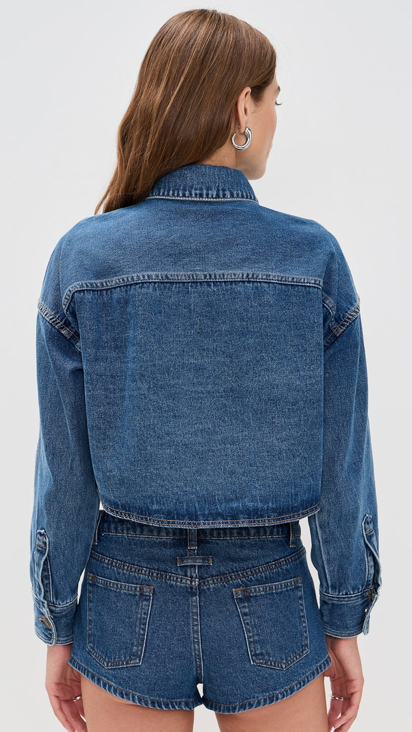 Moonlight Denim Shirt – Western Vintage Style