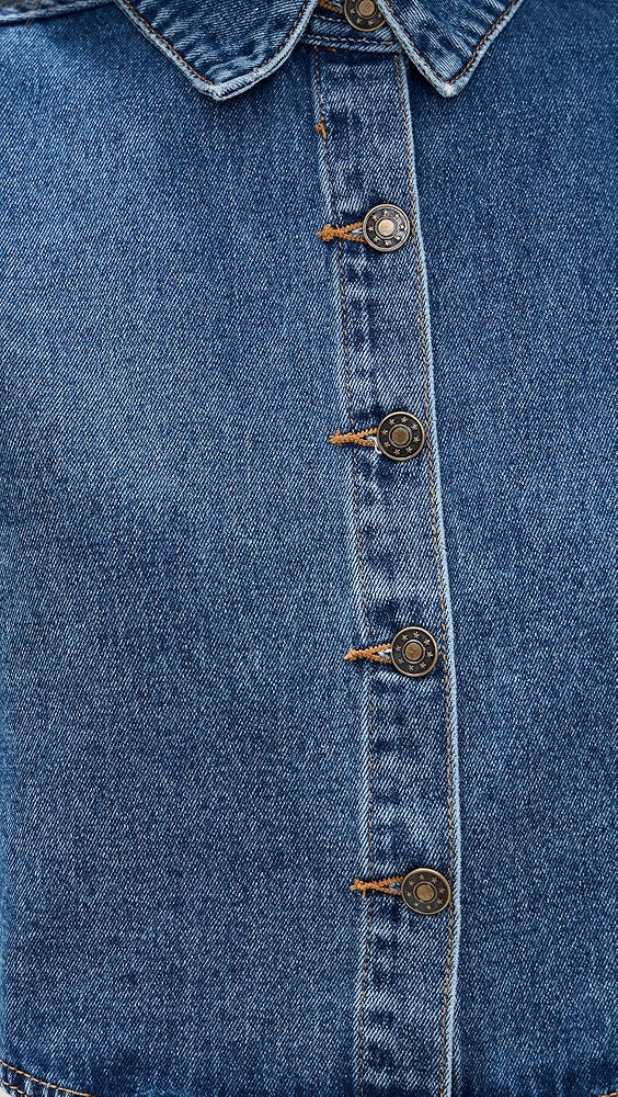 Moonlight Denim Shirt – Western Vintage Style