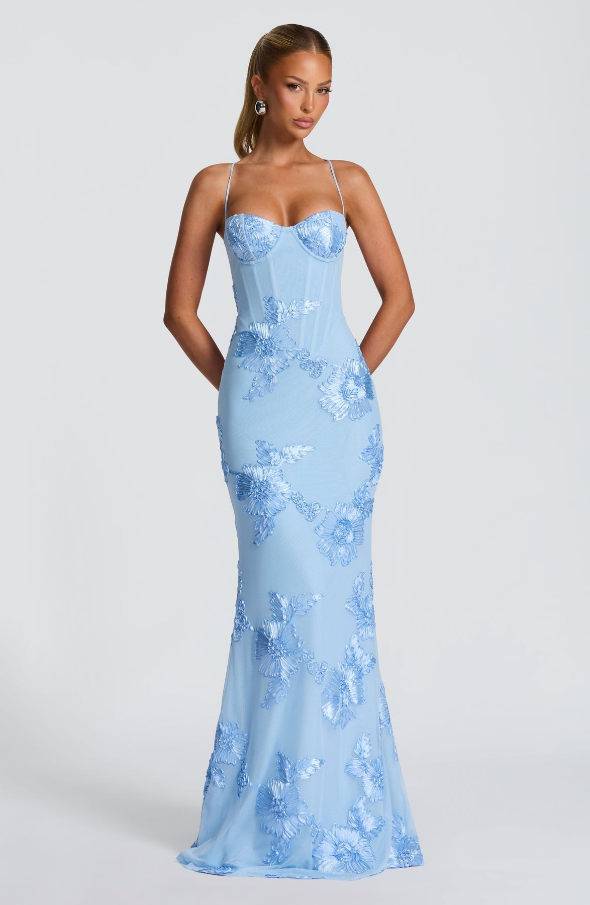Blue Seraphina Mermaid Gown