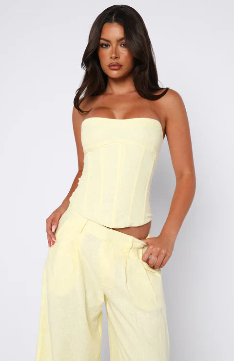 Buttercream Corset Top